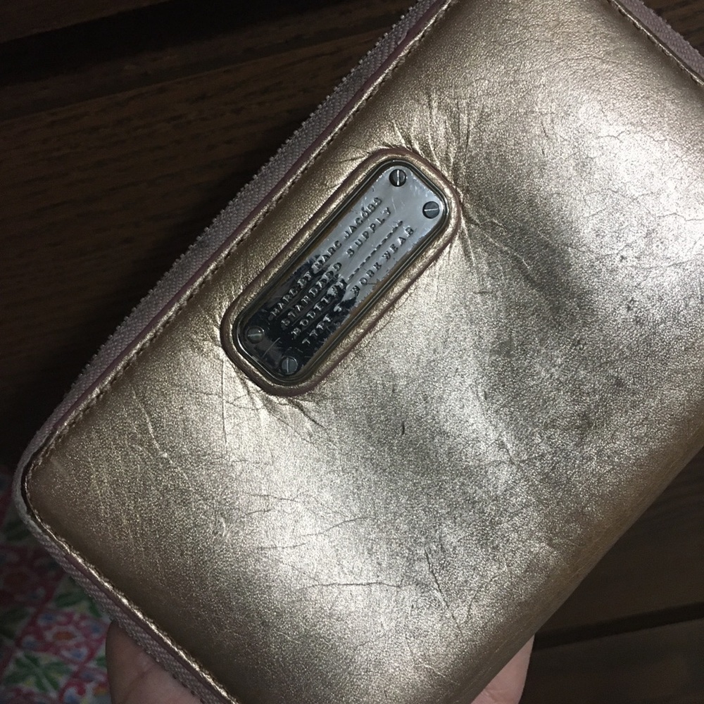 Pink wrist wallet